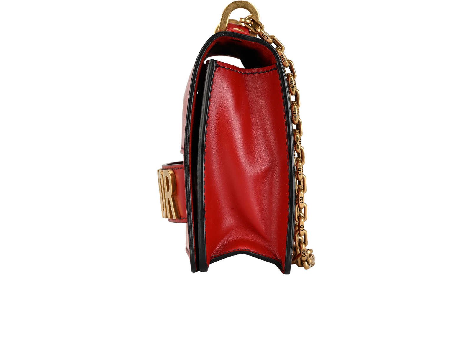 J'Adior Chain Bag, &pound;850, Handbags, Red, Leather, Bottom view